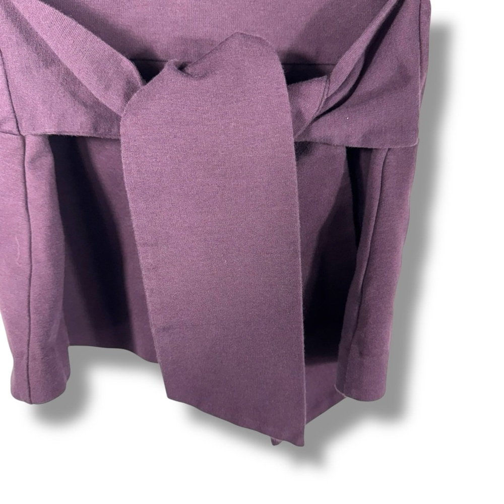 Boden Josephine Boatneck 3/4 Sleeve Ponte Top, Eggplant Purple, Size 4R - Picture 6 of 13
